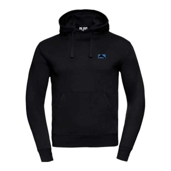 PLPD® Ten4 minimalist black hoodie